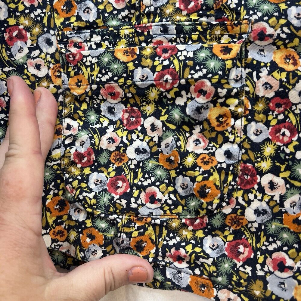 Christopher & Banks Womens M Floral Print Single Button Blazer Cottagecore Layer - Picture 4 of 9